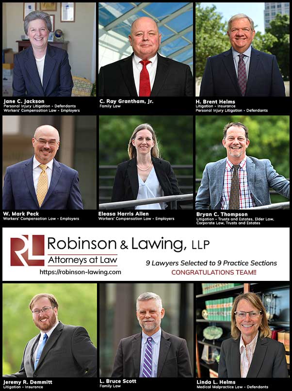 9 Robinson & Lawing Attorneys Selected to Best Lawyers in America 2027 | Robinson & Lawing LLP